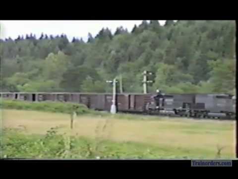 Classic Railroad Series 575 - SP EUMEM at Curtain and Drain, OR June 30, 1989