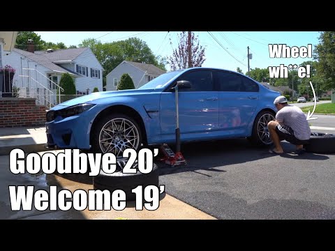 I bough new wheels for my F80 BMW M3 (goodbye 20 inch; hello 19)