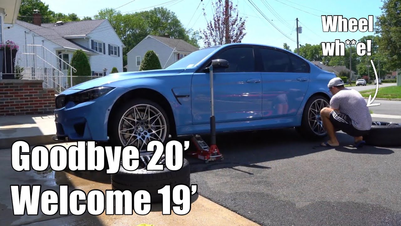 I bough new wheels for my F80 BMW M3 (goodbye 20 inch; hello 19)