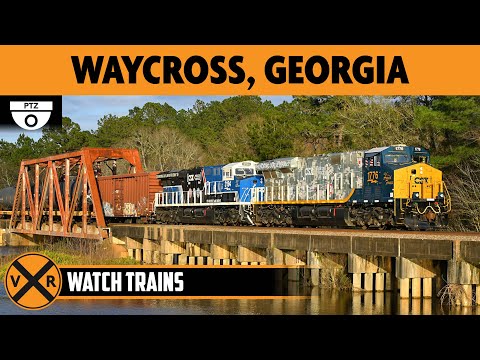 Waycross, Georgia, USA | LIVE Train Camera (PTZ) — Virtual Railfan