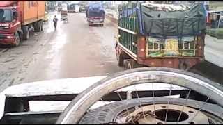 preview picture of video 'On the roof of a Bus with my Bicycle'