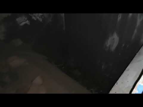 Jaw crusher at night