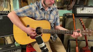 Video thumbnail for 1998 Martin DM dreadnought guitar by Jake Wildwood & Co