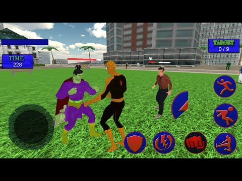 Flying Spider Hero Vs Superheroes  | Spider Hero City Missions - Best Android GamePlay