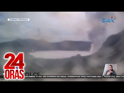 Phreatic eruption, naitala ulit sa Taal volcano 24 Oras