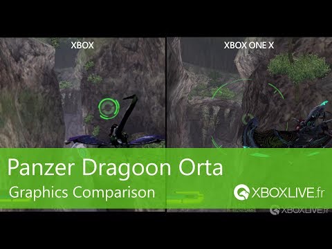 Panzer Dragoon Orta - Graphic Comparison - Xbox One X / Xbox Original