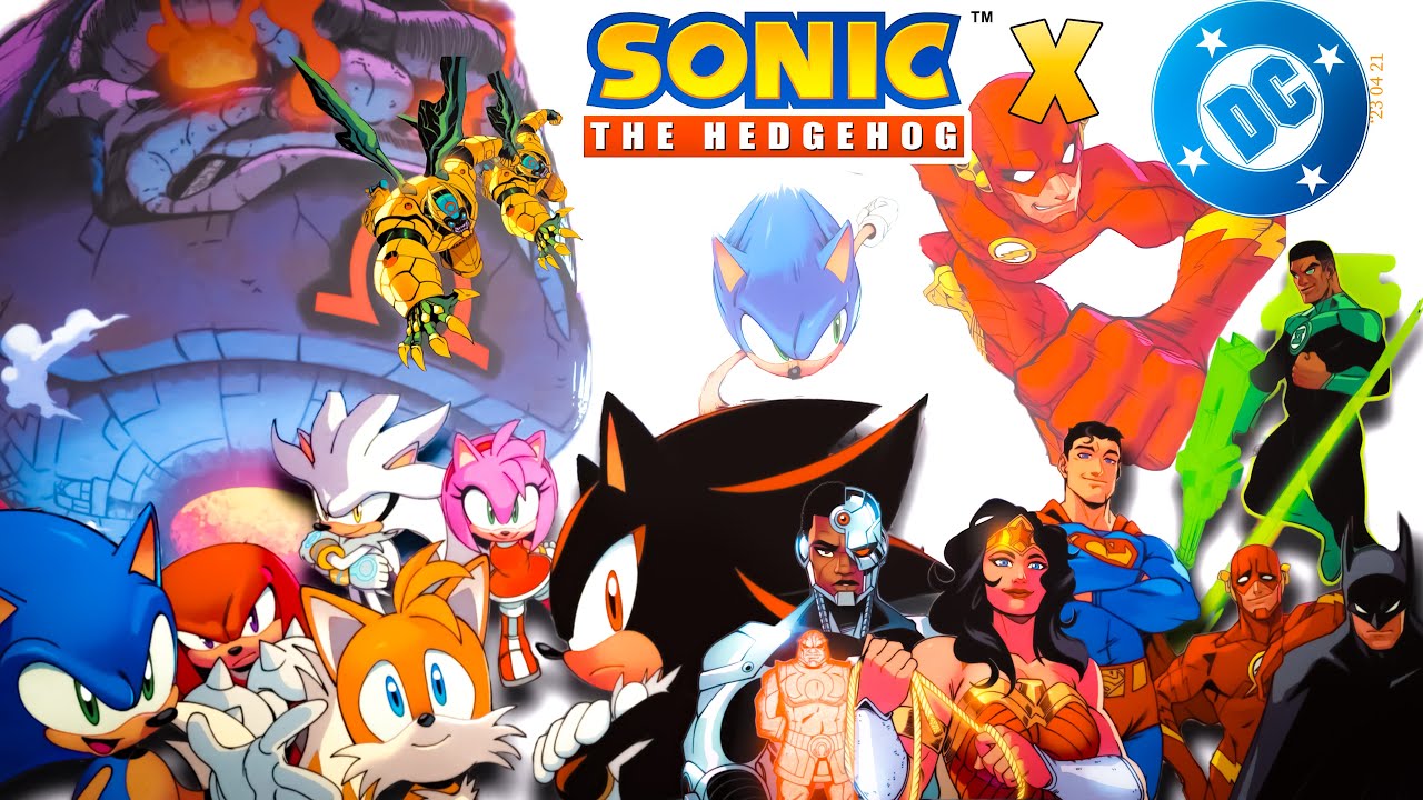 SONIC X DC CROSSOVER COMIC DUB ISSUE #1