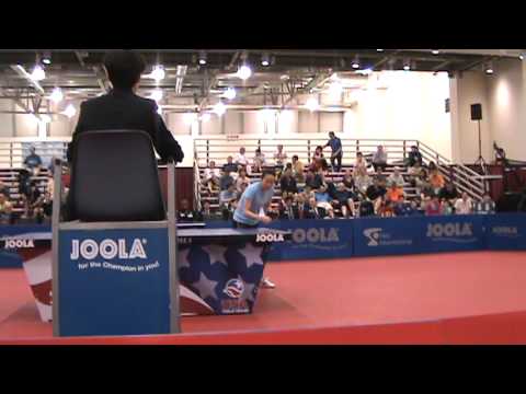 HuiJing Wang vs. Liu Juan, Women's Final, US Open Table Tennis 2012 07/04 17:43:28c