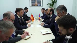 Встреча глав МИД Армении и Северной Македонии