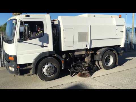 Mercedes 13500KGS Scarab Road Sweeper