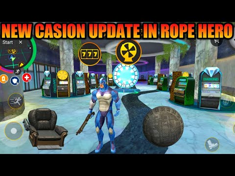 New Casion Update In Game Rope Hero Vice Town || New Update || Gammer Pandey
