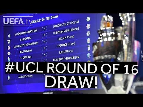 2020/21 UEFA Champions League Round of 16 draw!