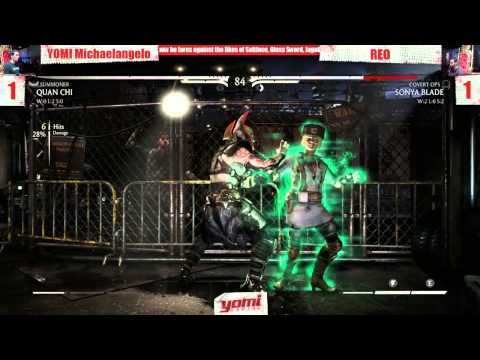 Yomi Gaming MKX Kombat Tuesday Week 7 Winner's Bracket YOMI Michaelangelo vs Reo
