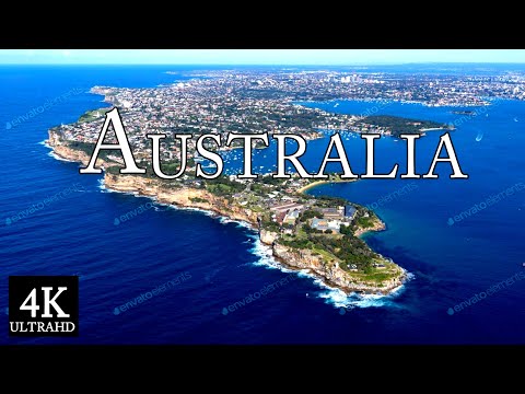 FLYING OVER AUSTRALIA (4K UHD) - Beautiful Nature Scenery With Relaxing Music - 4K VIDEO ULTRA HD