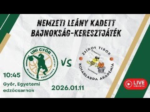 UNI GYŐR NKA TSE/B - Zsíros Akadémia Kőbánya /A