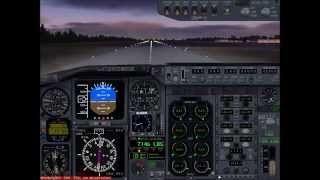 Approach at Stockholm Arlanda Airport (ESSA) / Beoing 737-400