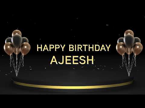 Wish you a very Happy Birthday Ajeesh