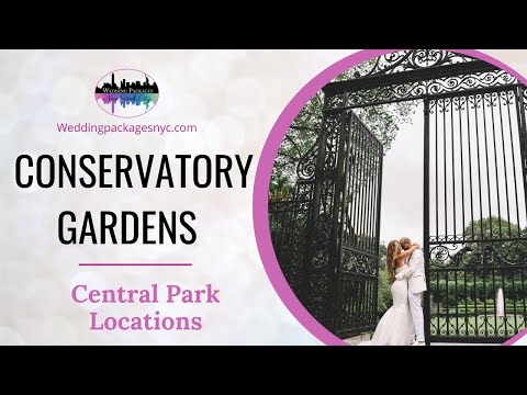 Conservatory Gardens Wedding Location in Central Park by Wedding Packages NYC
