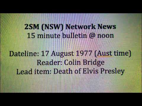 2SM News 17 Aug 1977, Elvis leads