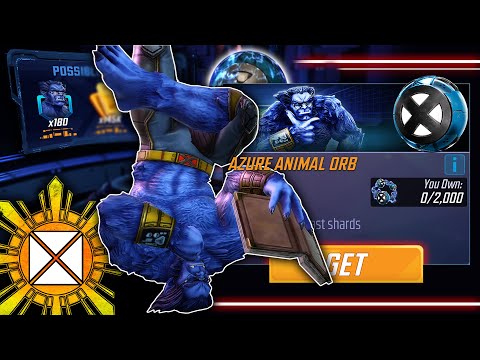 Beast!!! (Azure Animal) Orb Opening [X-MEN: Blue] - Marvel Strike Force MSF