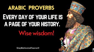 Short But Wise Arabic Proverbs and Sayings | Deep Arabic Wise Wisdom !