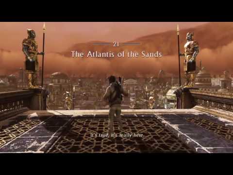 Uncharted 3 Opening the Gate of Ubar City