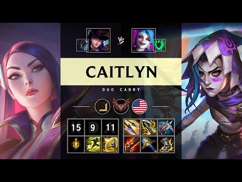 Caitlyn ADC vs Jinx - NA Grandmaster Patch 25.12