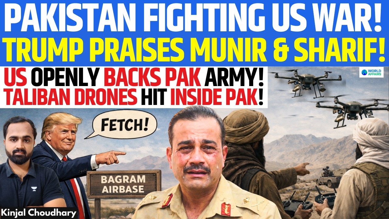 Pakistan Fighting America’s War! Trump’s Support for Munir & Sharif - From Bagram to Iran | Kinjal