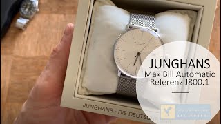 Junghans Max Bill Automatic - Referenz: J800.1 (Review in Deutsch) - Max Bill 027/4002.48