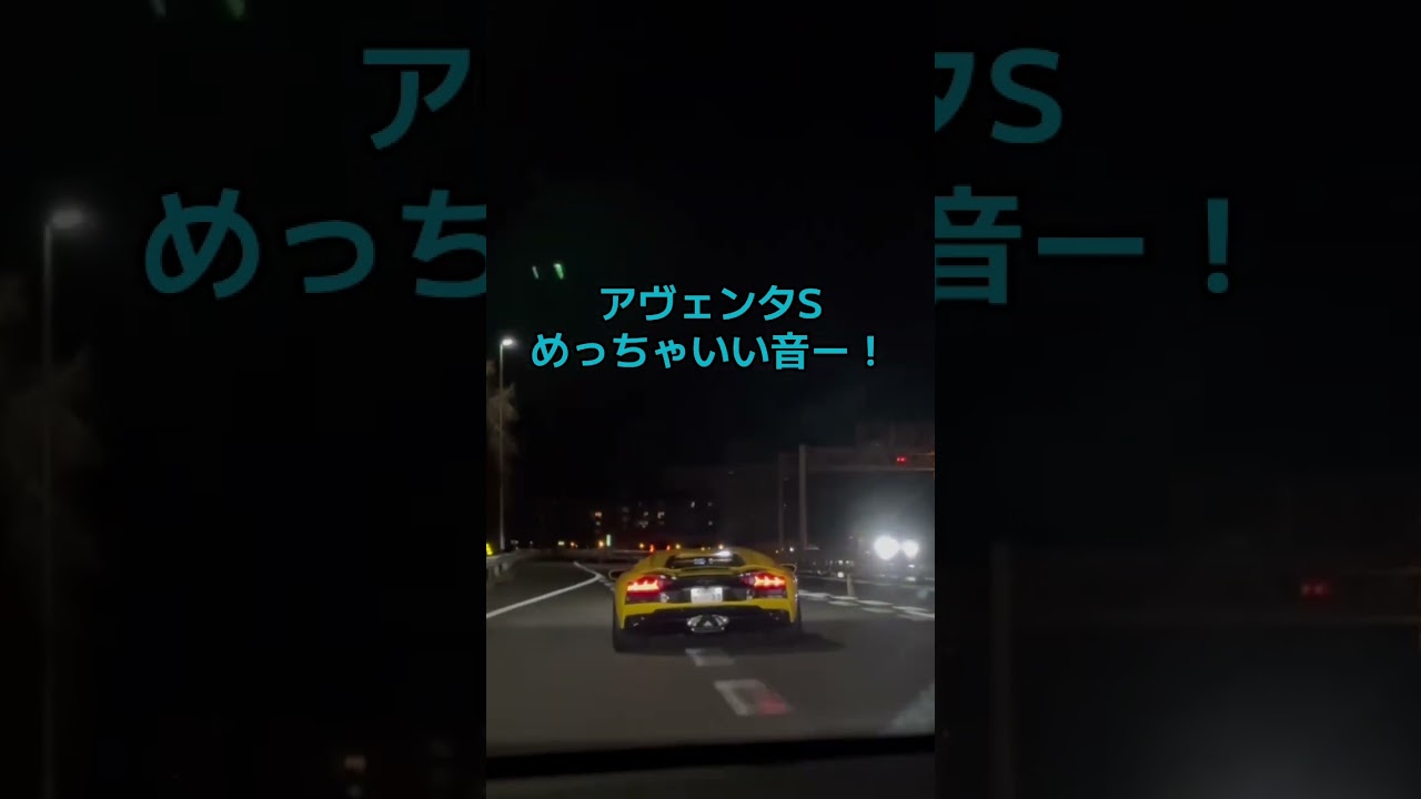 加速カッコよすぎ❣️#shorts #lamborghinni #aventador