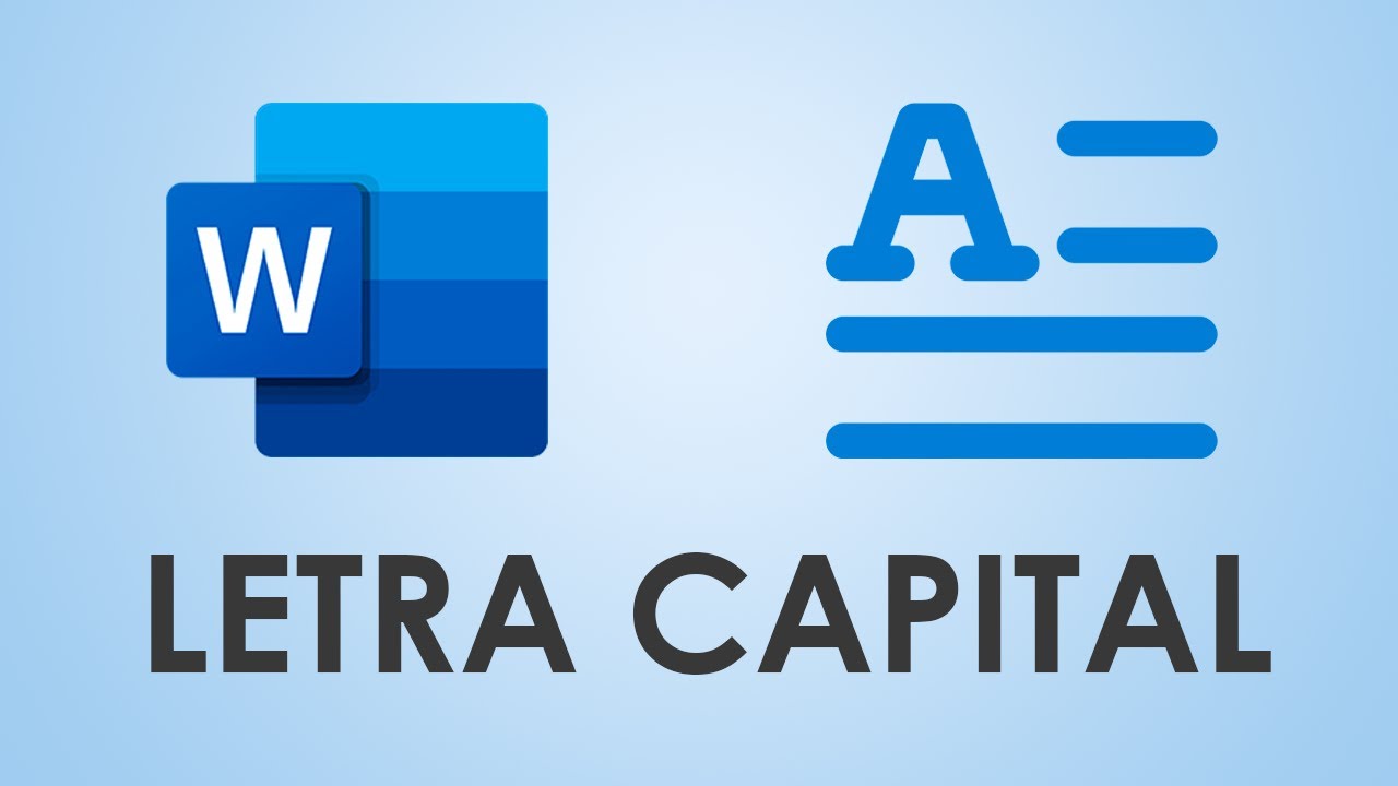 Cómo poner una LETRA CAPITAL en un documento de Word