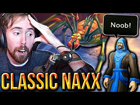 Classic WoW GMs Help Asmongold Raid Naxxramas!? The Spider Wing