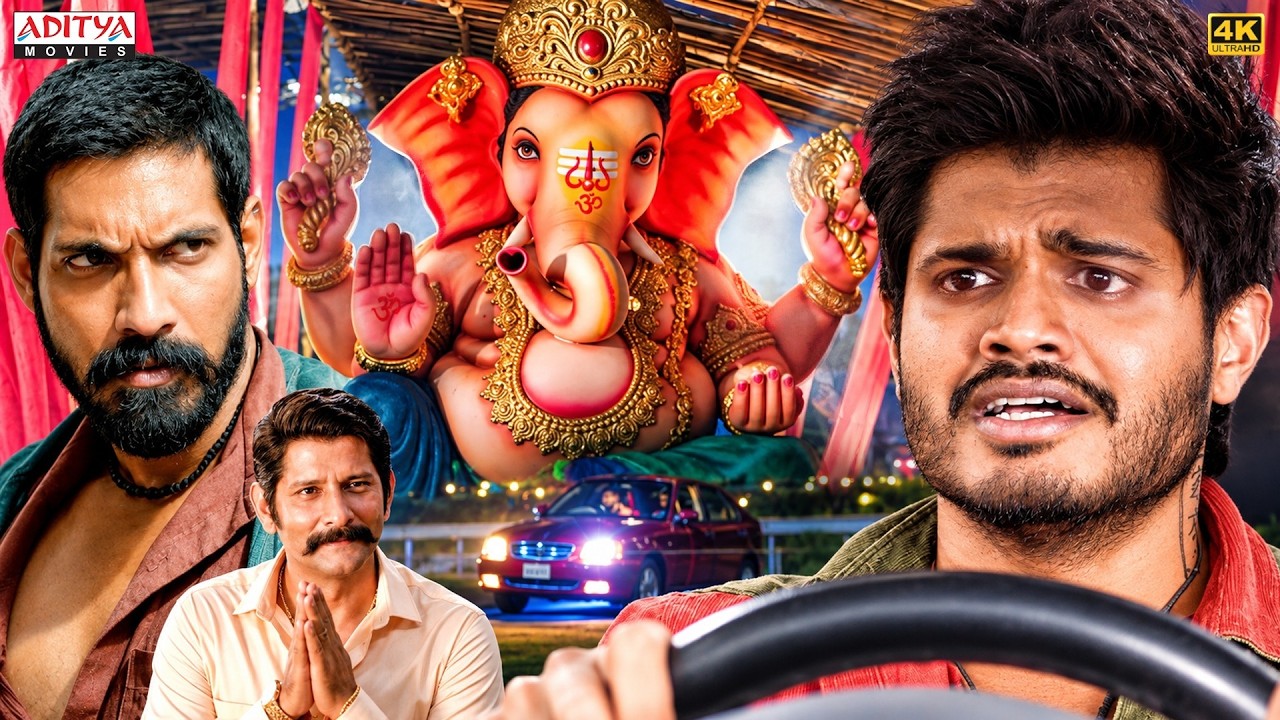 Gam Gam Ganesha Movie Ka Car Chasing Scene | Anand Devarakonda | Nayan Sarika | Hindi Dubbed Movies
