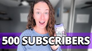 HOW TO GET 500 SUBSCRIBERS ON YOUTUBE FAST