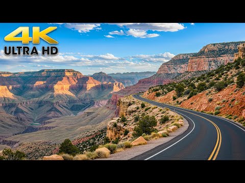 Zion to Grand Canyon National Park Complete Scenic Drive 4K