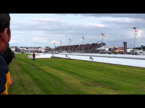 Quickest Side-by-side Pro mod passes @ SantaPod 2015 FIA European Finals