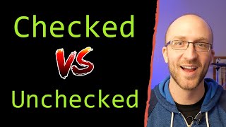 Checked vs. Unchecked Exceptions in Java Tutorial - What