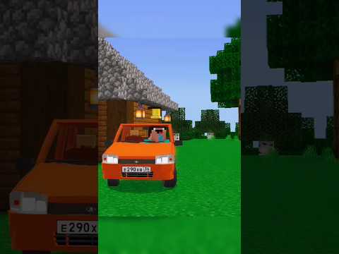 EPIC Minecraft Cartoon Car FUN! Touchvid Upgrade!