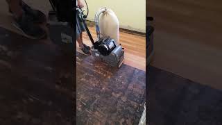 Hardwood floor refinishing video