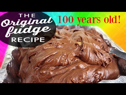 The Original Old-Fashioned Fudge Recipe! Quick & Easy to make Best Holiday Gift Ideas Homemade Candy