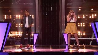 Caroline Pennell vs  Anthony Paul   As Long As You Love Me    The Voice Highlight