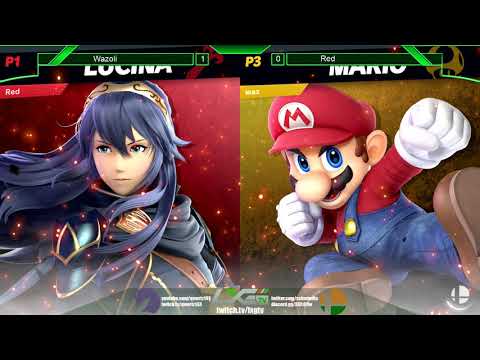 Red (Lucina) vs Wazoli (Pikachu/Mario/Captain Falcon) - Smash Ultimate @ LXG 15