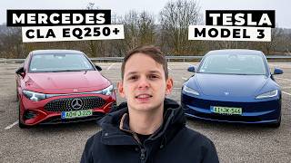 Mercedes CLA vs Tesla Model 3 - melyik jut messzebre?