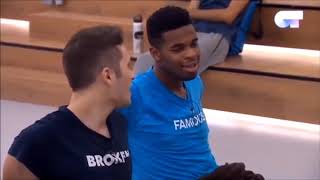 Recopilación de Momentos de Famous (ganador de OT 2018) siendo Fan de Agoney (ot 2017) 21-12-18