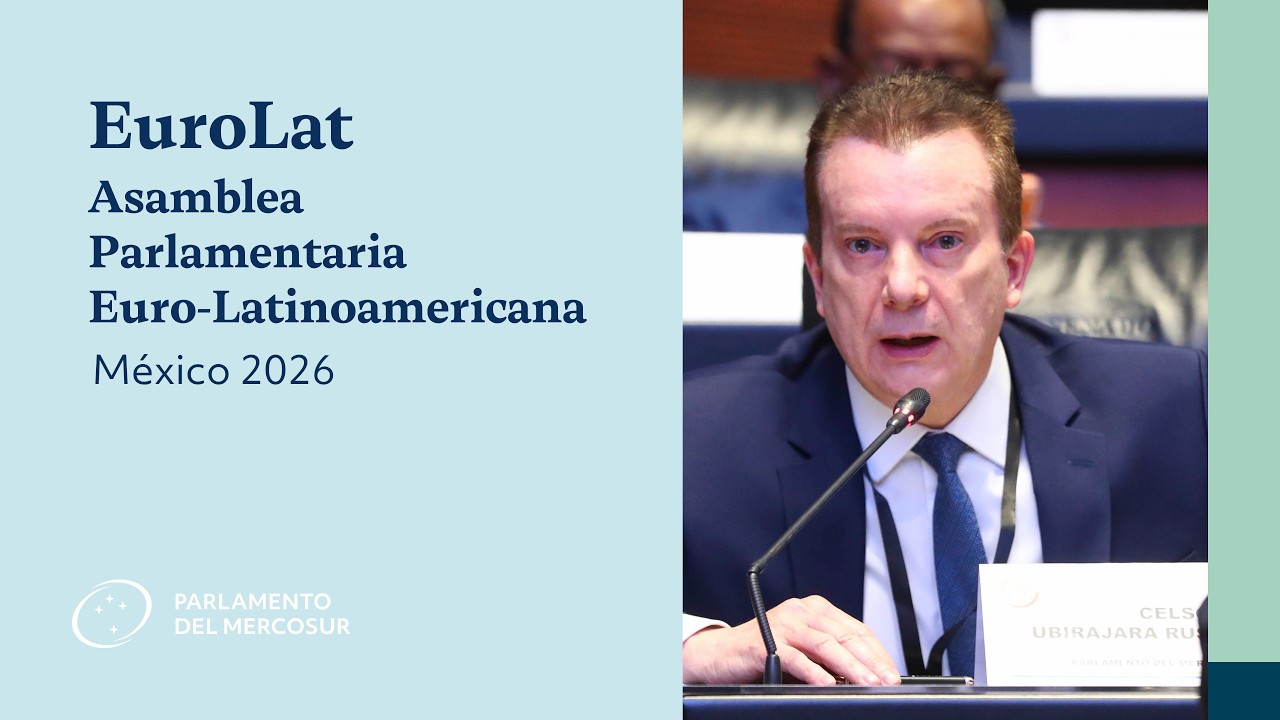 Celso Russomanno discura na EuroLat