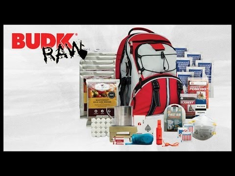 Five-Day Survival Backpack, Red