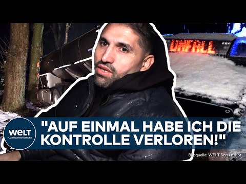 WINTEREINBRUCH: Zahlreiche Unfälle! "Kalt erwischt!" Glatteis und Schnee auf Deutschlands Straßen!