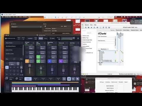 Exploring Dante and MIDI Networks: A Comprehensive Session Demonstration