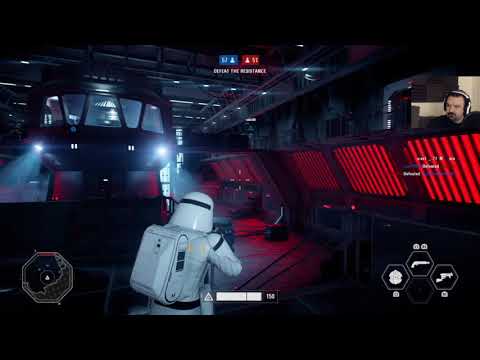 Star Wars Battlefront II Launch MP pt18 - Starkiller Base is a Chaotic Choke Point
