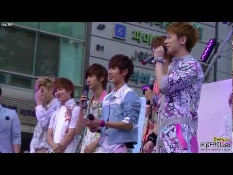 [FanCam] 120617 BOYFRIEND at Guerilla Concert - Talk Part1